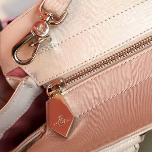 Vivienne Westwood Saffiano Leather Handbag